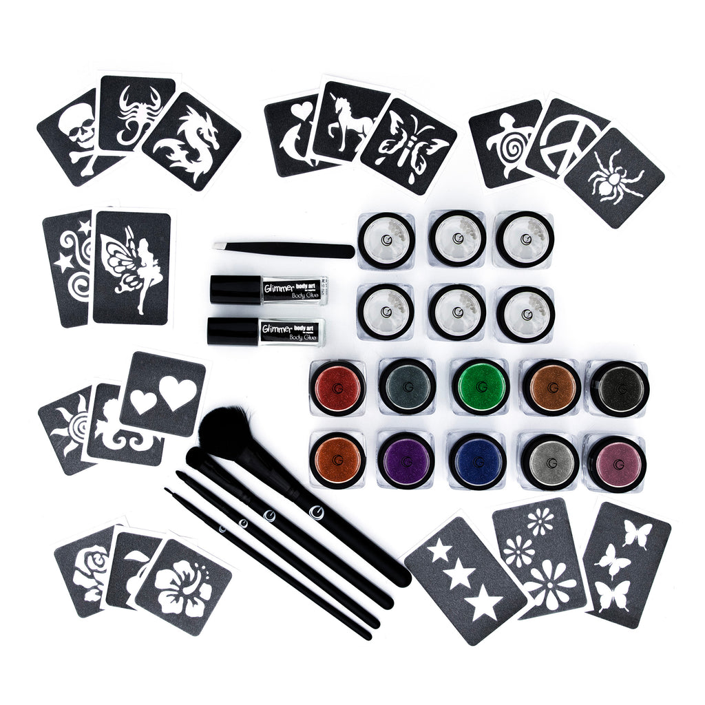 Glitter Tattoo Kits - Glimmer Body Art